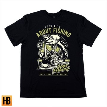 It's all about fishing, eat, sleep, fish, repeat - Tee